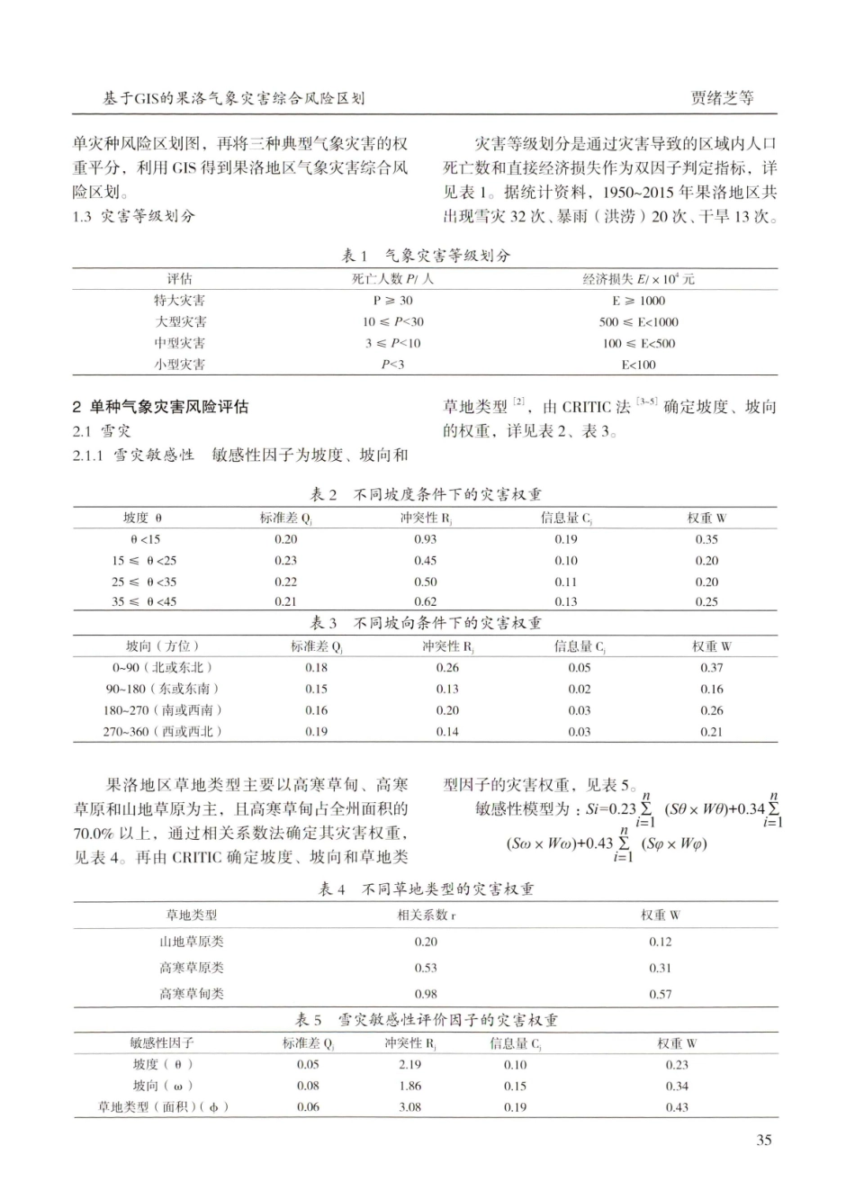 基于GIS的果洛气象灾害综合风险区划.pdf_第2页