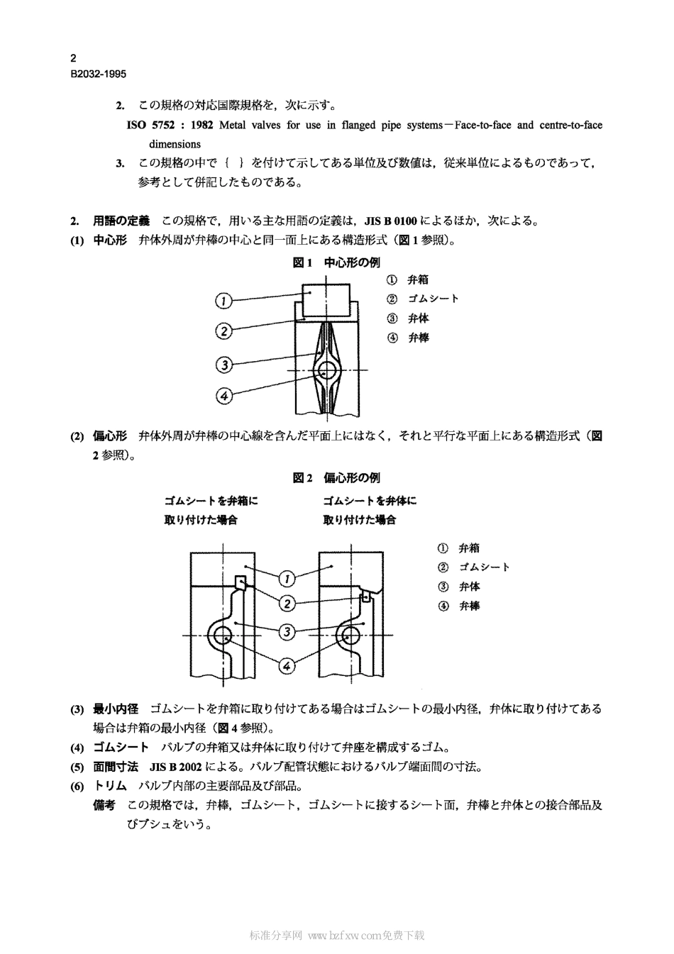 [www.staffempire.com]-JIS B2032-1995 Wafer type rubber-seated butterfly valves.pdf_第2页