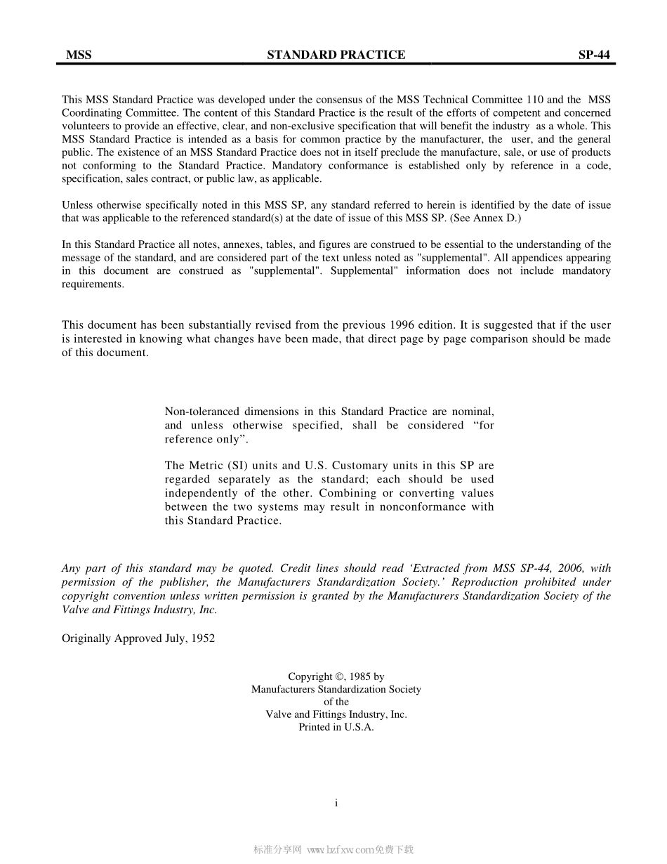 [www.staffempire.com]-MSS SP-44-2006 钢制管道法兰.pdf_第2页