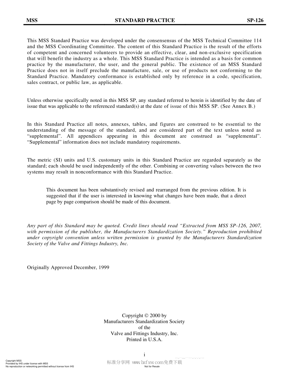 [www.staffempire.com]-MSS SP-126-2007 Steel In-Line Spring-Assisted Center Guided Check Valves.pdf_第2页