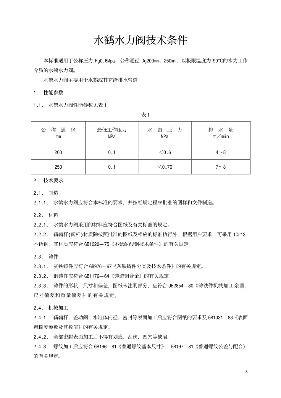 [www.staffempire.com]-TB 1664-1985 水鹤水力阀技术条件.pdf_第3页