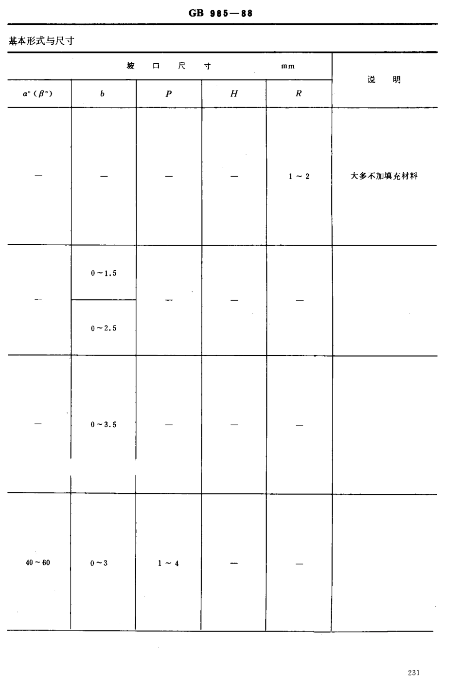 GB T 985-88气焊、手工电弧焊、气体保护焊焊缝坡口形式和尺寸 .pdf_第3页