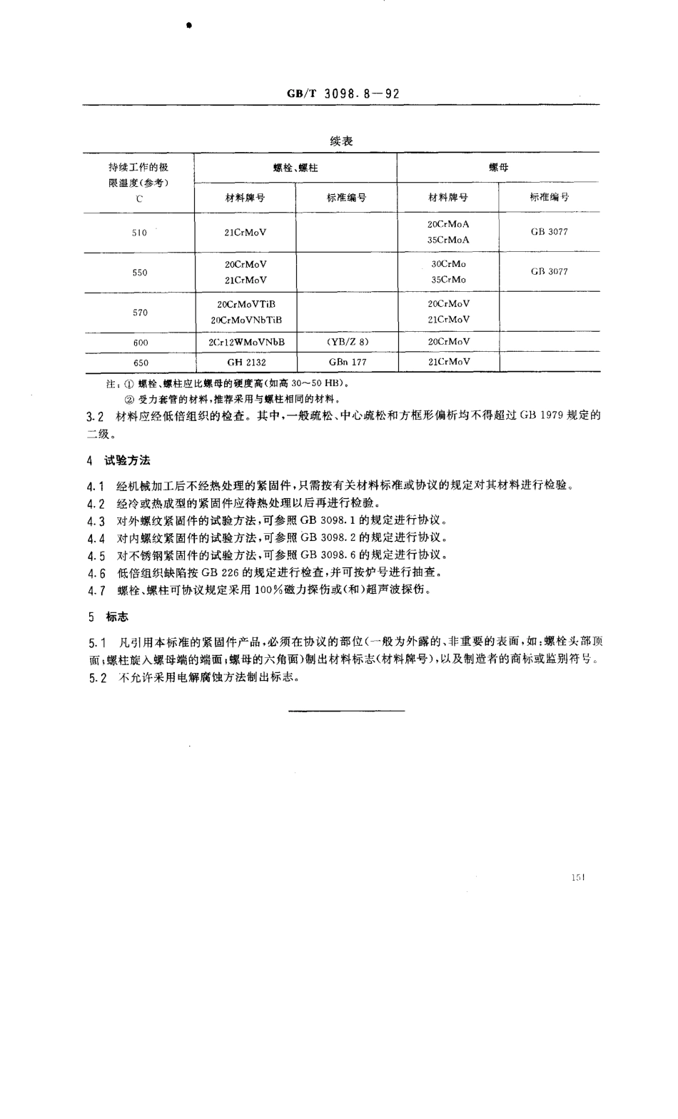 GBT 3098.8-1992紧固件机械性能 耐热用螺纹连接副.pdf_第2页
