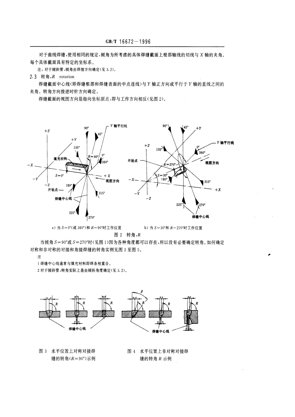 GBT16672-1996焊缝 工作位置 倾角和转角的定义.pdf_第3页
