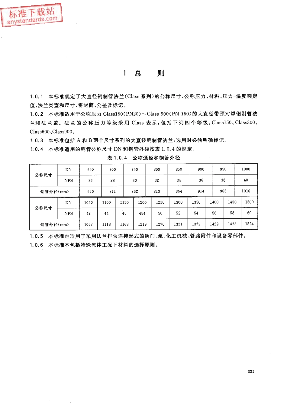 HGT 20623-2009 大直径钢制管法兰(Class系列).pdf_第3页