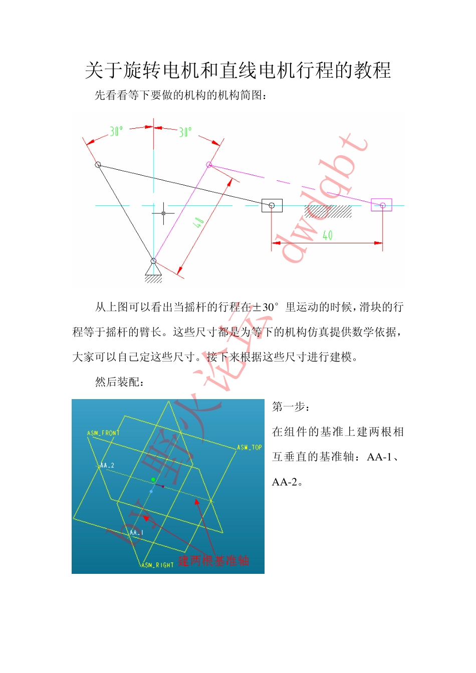 关于旋转电机和直线电机行程的教程.pdf_第1页
