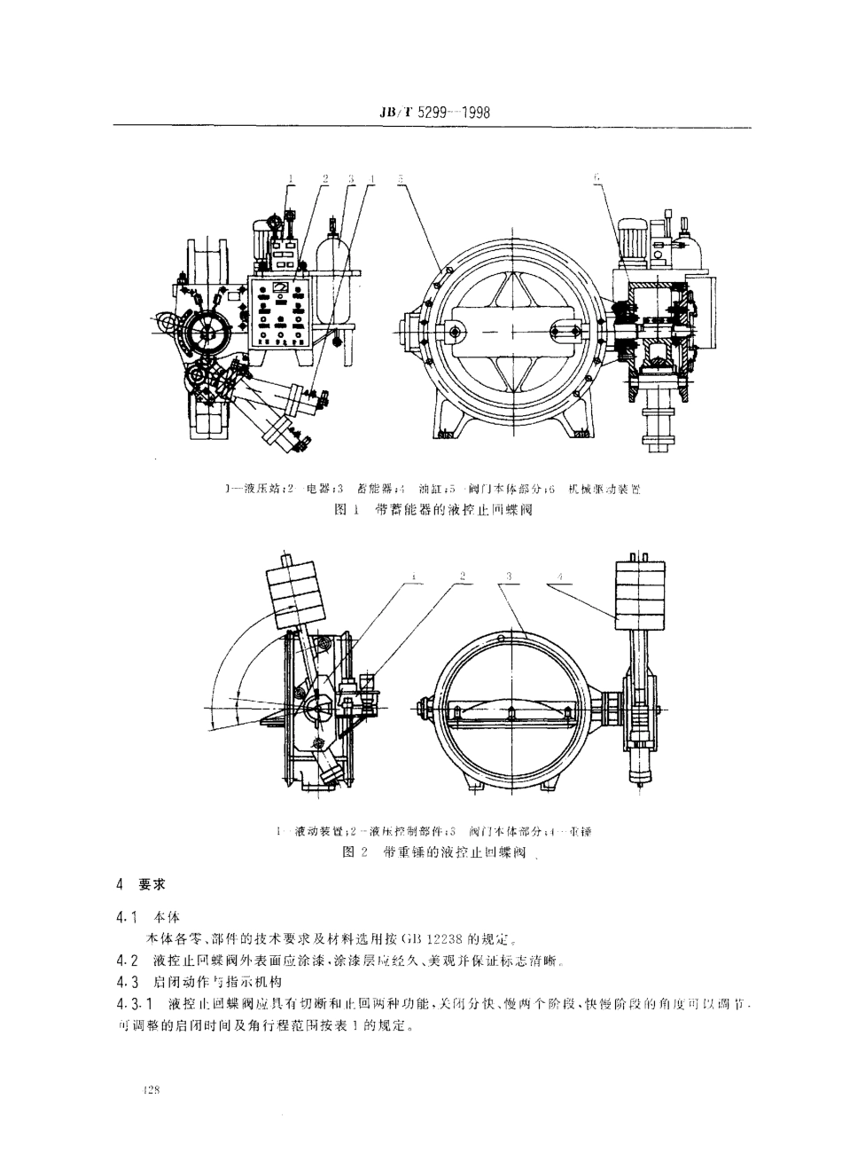 [www.staffempire.com]-JB T 5299-98 液控止回蝶阀.PDF_第3页
