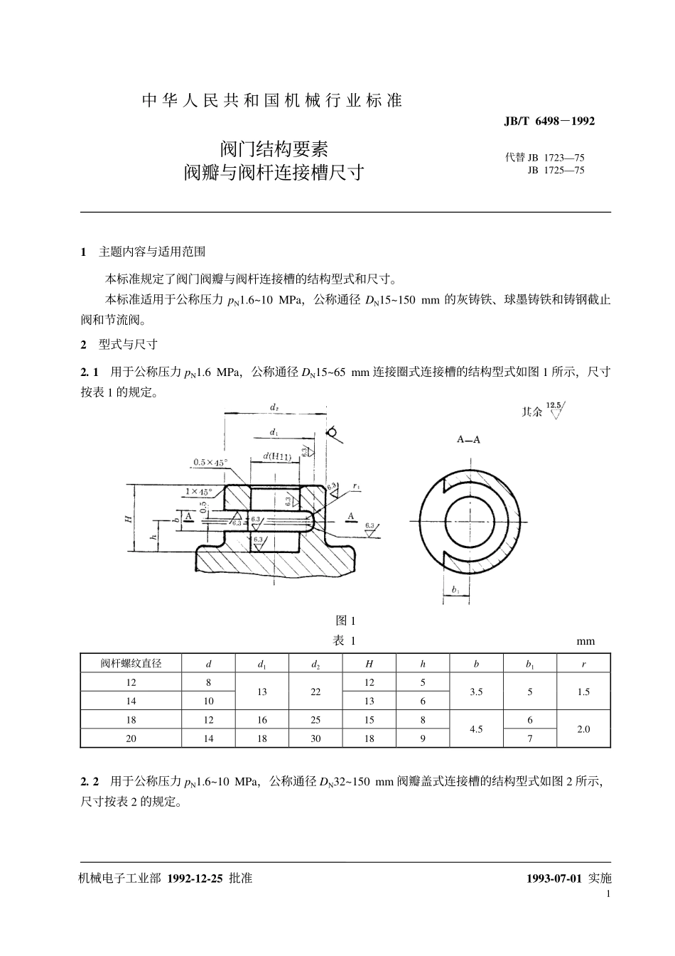 [www.staffempire.com]-JB-T 6498-92阀门结构要素 阀瓣与阀焊连接槽尺寸.pdf_第2页