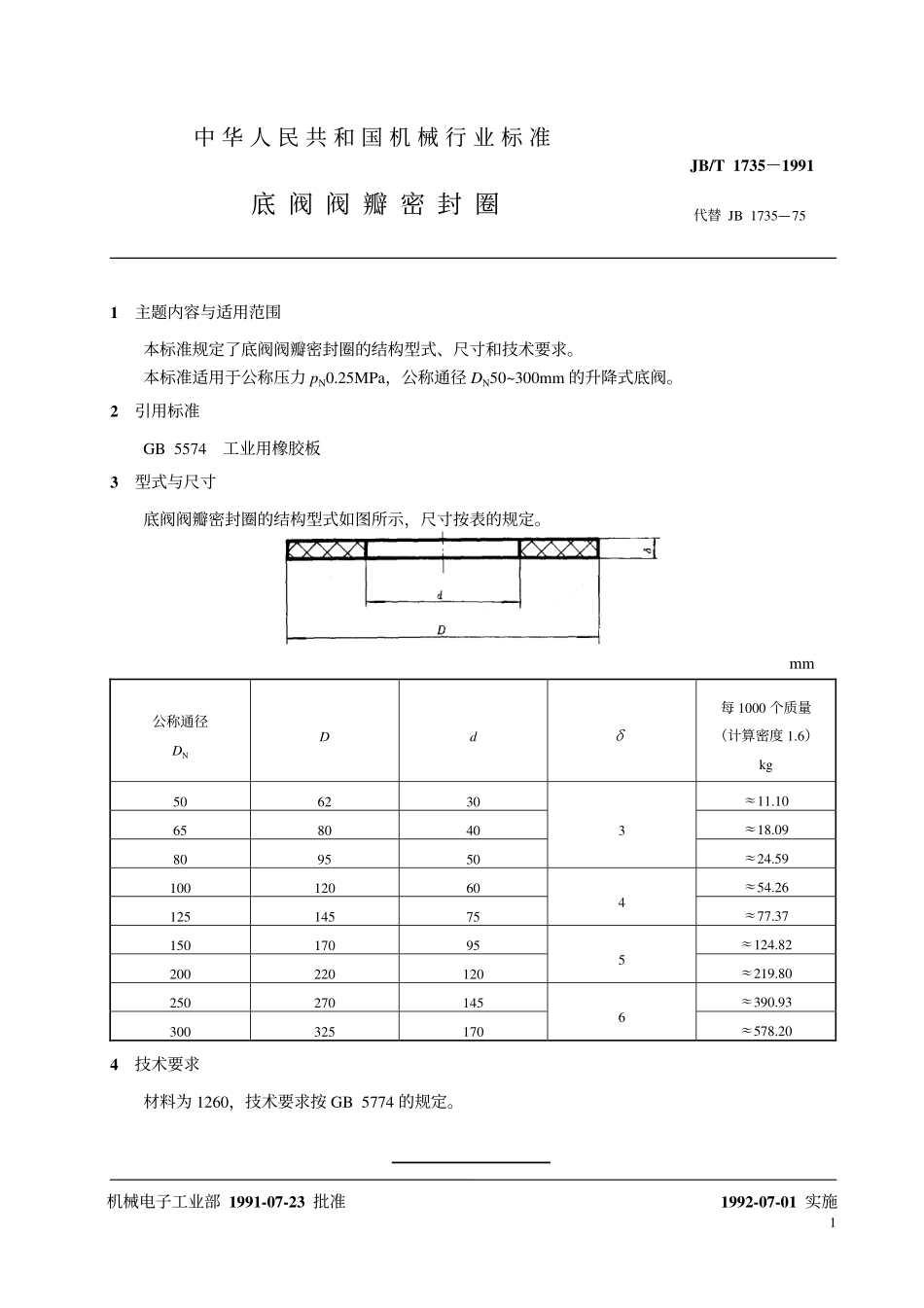[www.staffempire.com]-JB-T 1735-1991 底阀阀瓣密封圈.pdf_第2页