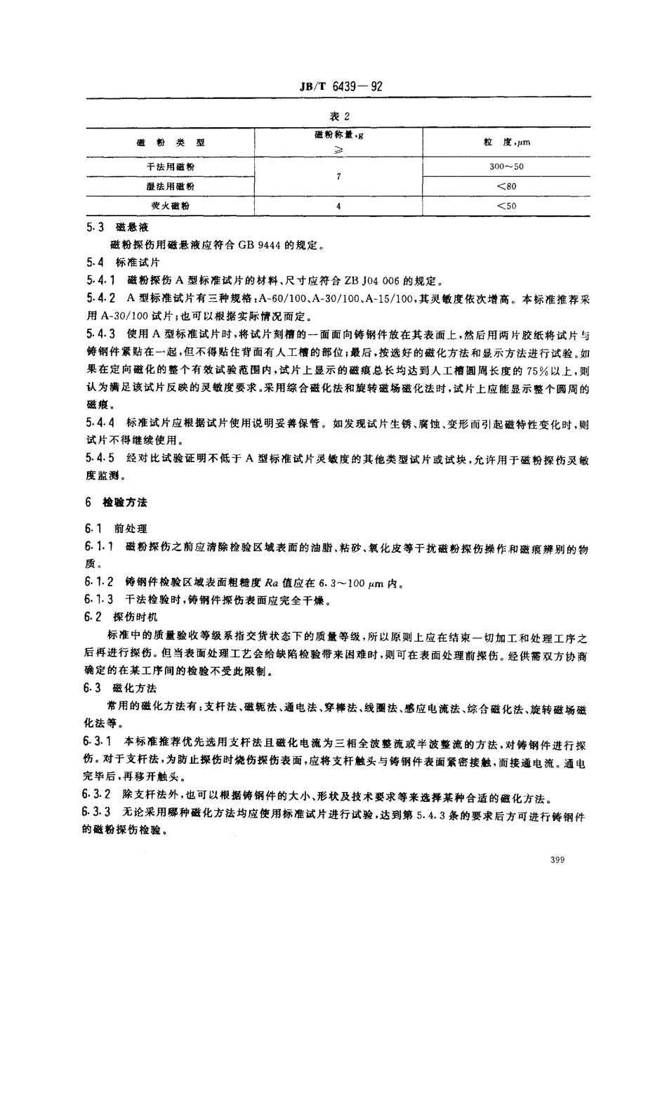 [www.staffempire.com]-JBT 6439-1992 阀门受压铸钢件磁粉探伤检验.pdf_第2页