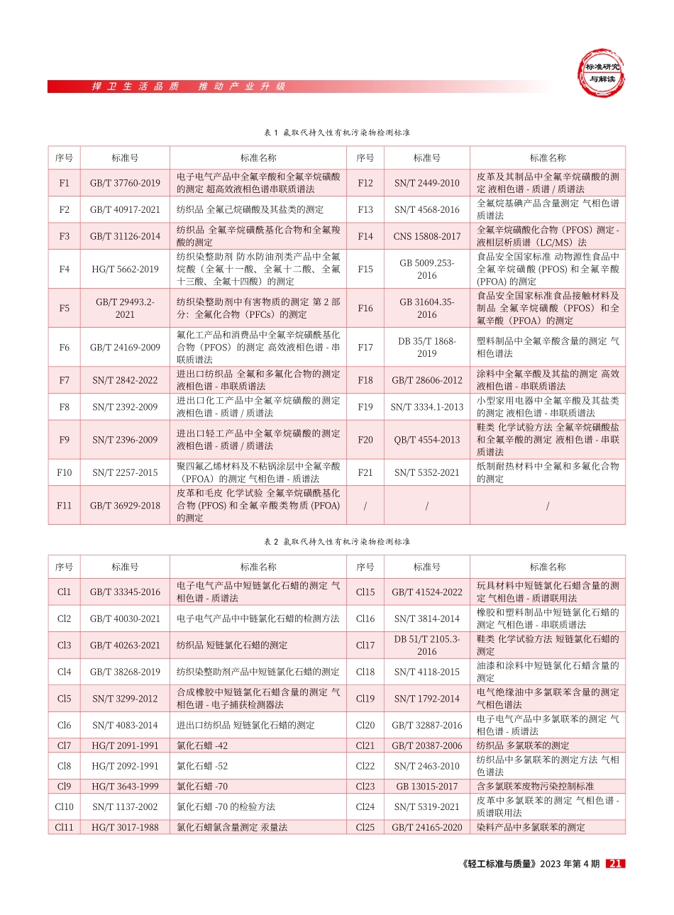 家居及相关产品中卤系持久性有机污染物现行标准浅析.pdf_第2页