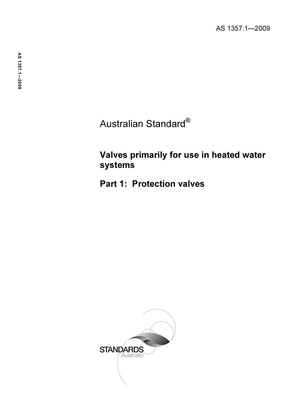 [www.staffempire.com]-AS 1357.1-2009 Valves primarily for use in heated water systems - Part 1 Protection valves.pdf_第1页