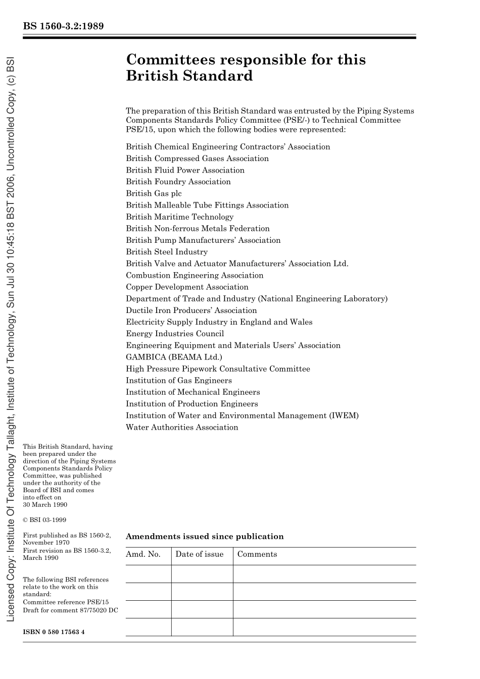 [www.staffempire.com]-BS 1560-3.2-1989 管道 阀门和管件用圆法兰(特定类别).钢、铸铁和铜合金法兰 第2节铸铁法兰规范 .pdf_第2页