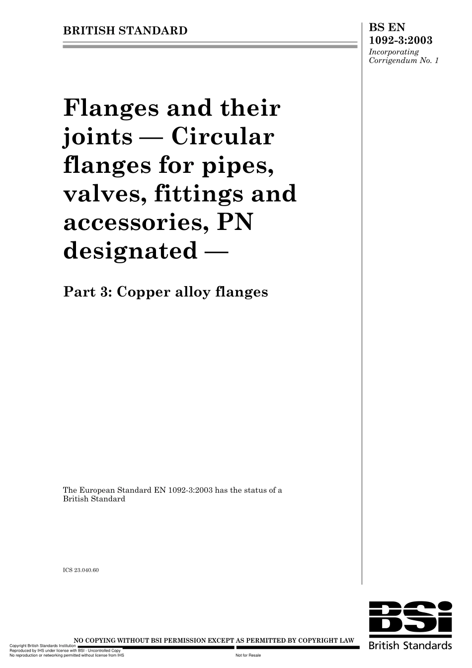 [www.staffempire.com]-BS EN 1092-3-2003.pdf_第1页