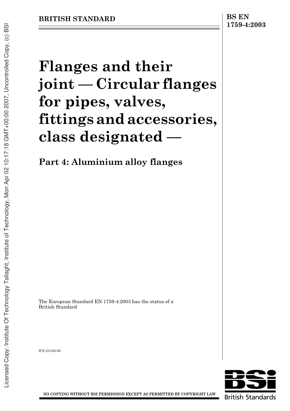 [www.staffempire.com]-BS EN 1759-4 2003.pdf_第1页