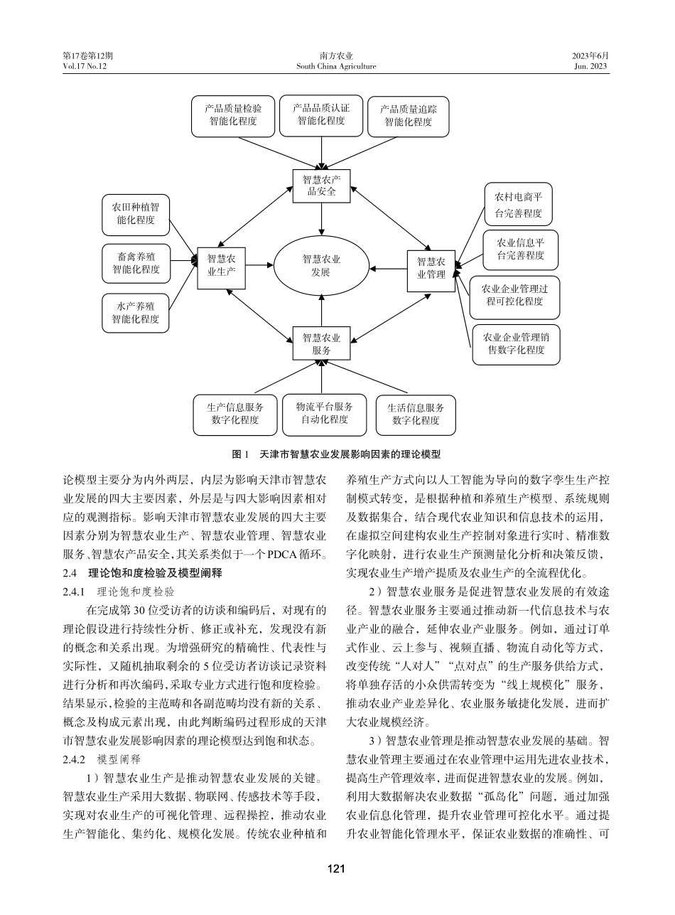 基于扎根理论的天津市智慧农业发展影响因素实证分析.pdf_第3页