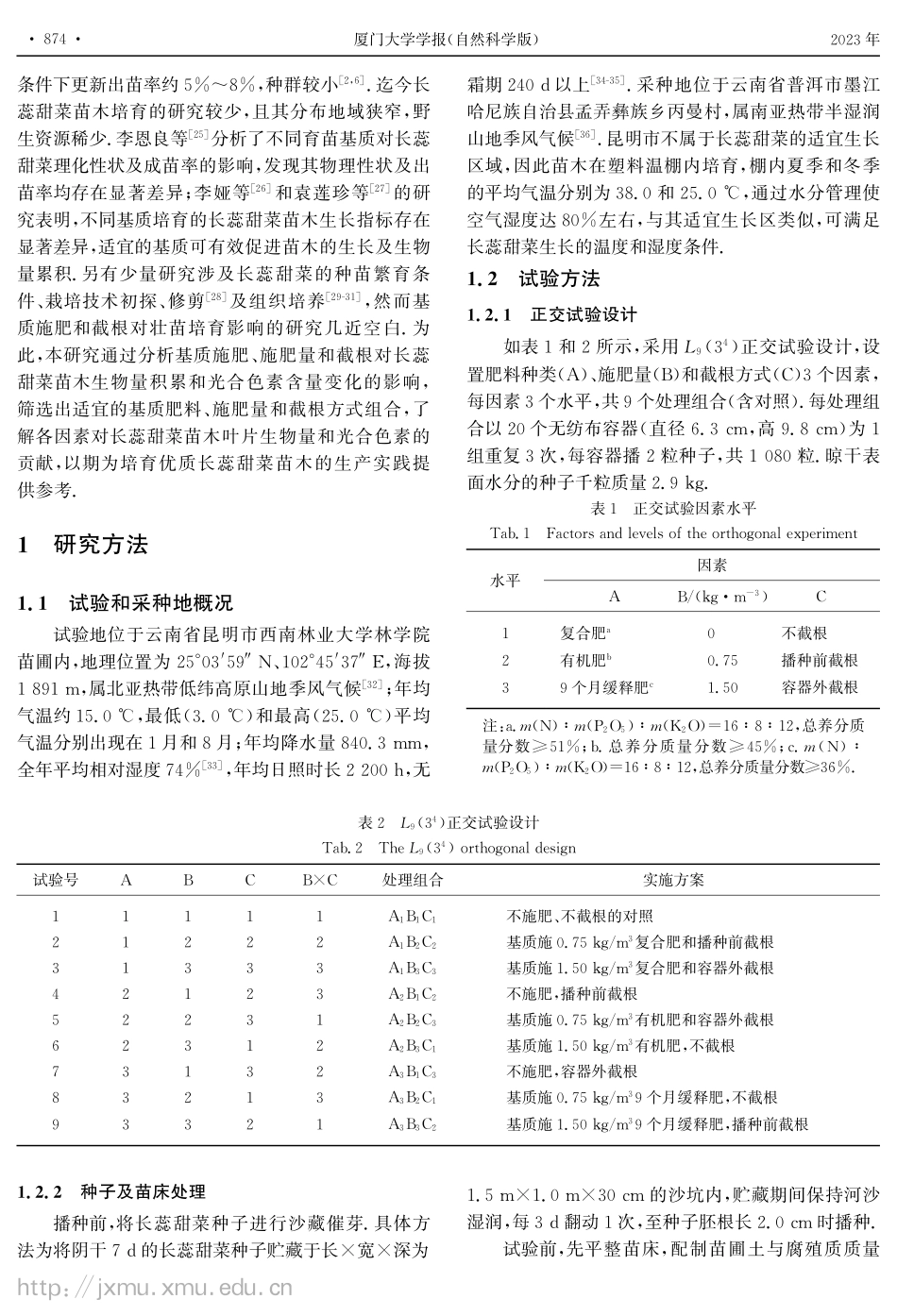 基质施肥和截根对长蕊甜菜苗木生物量和光合色素的影响.pdf_第2页