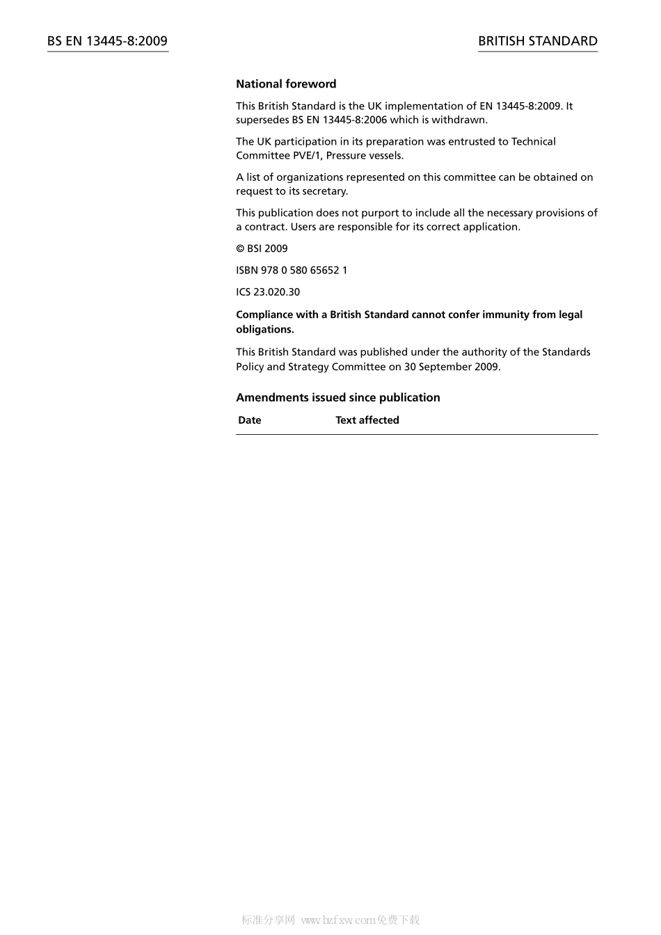 [www.staffempire.com]-BS EN 13445-8-2009 无燃烧压力容器.铝和铝合金压力容器的附加要求.pdf_第2页