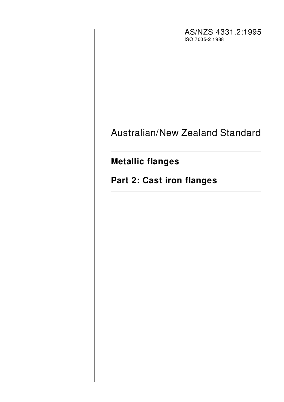 [www.staffempire.com]-AS NZS 4331.2-1995 金属法兰 - 铸铁法兰.pdf_第1页