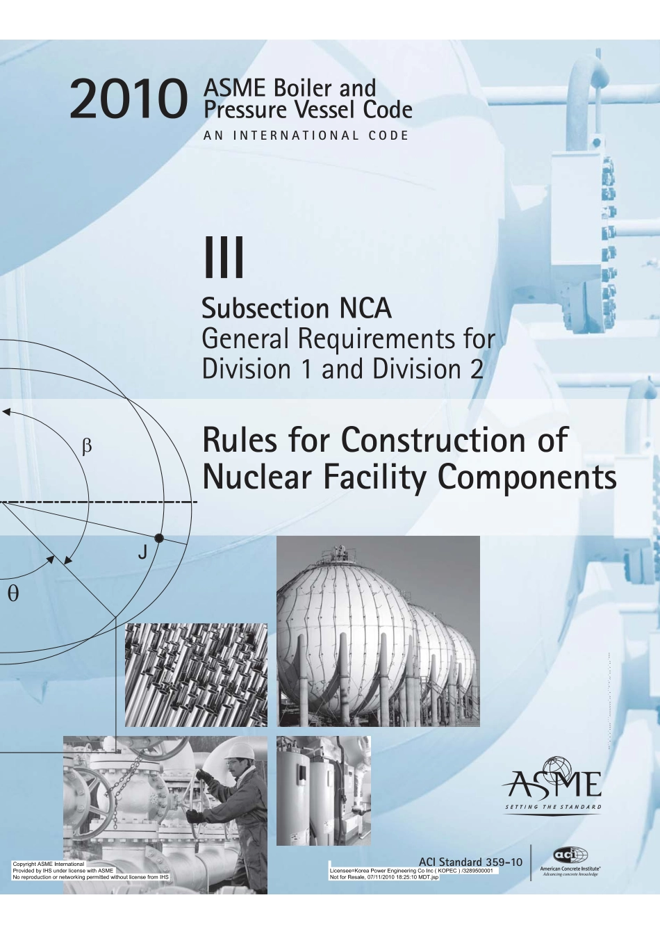 [www.staffempire.com]-ASME锅炉及压力容器规范 第III卷 核设施部件构造规则 NCA分卷 第1册和第2册的总要求 2010英文版.pdf_第1页