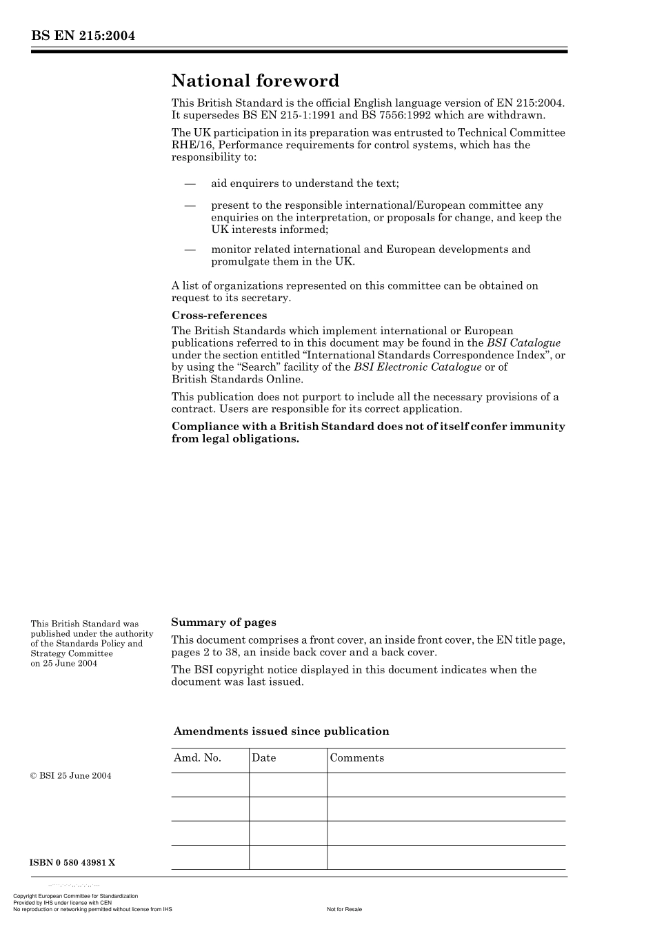 [www.staffempire.com]-BS EN 215-2004 恒温散热器阀.要求和试验方法Thermostatic radiator valves - Requirements and test methods.pdf_第2页