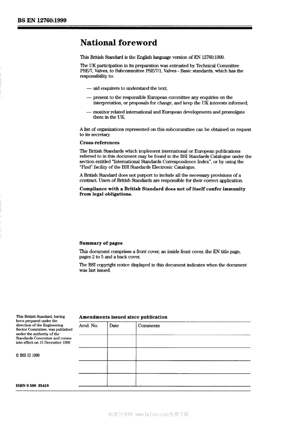 [www.staffempire.com]-BS EN 12760-1999 阀门.钢阀门的套节焊接端.pdf_第2页
