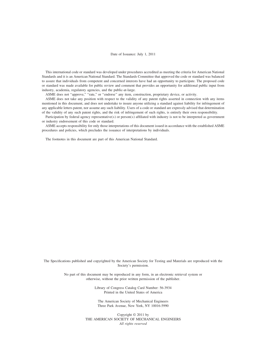 [www.staffempire.com]-2010 ASME Boiler&Pressure Vessel Code 2011a Addenda II Part A Ferrous Material Specifications(Beginning to SA-450).pdf_第2页