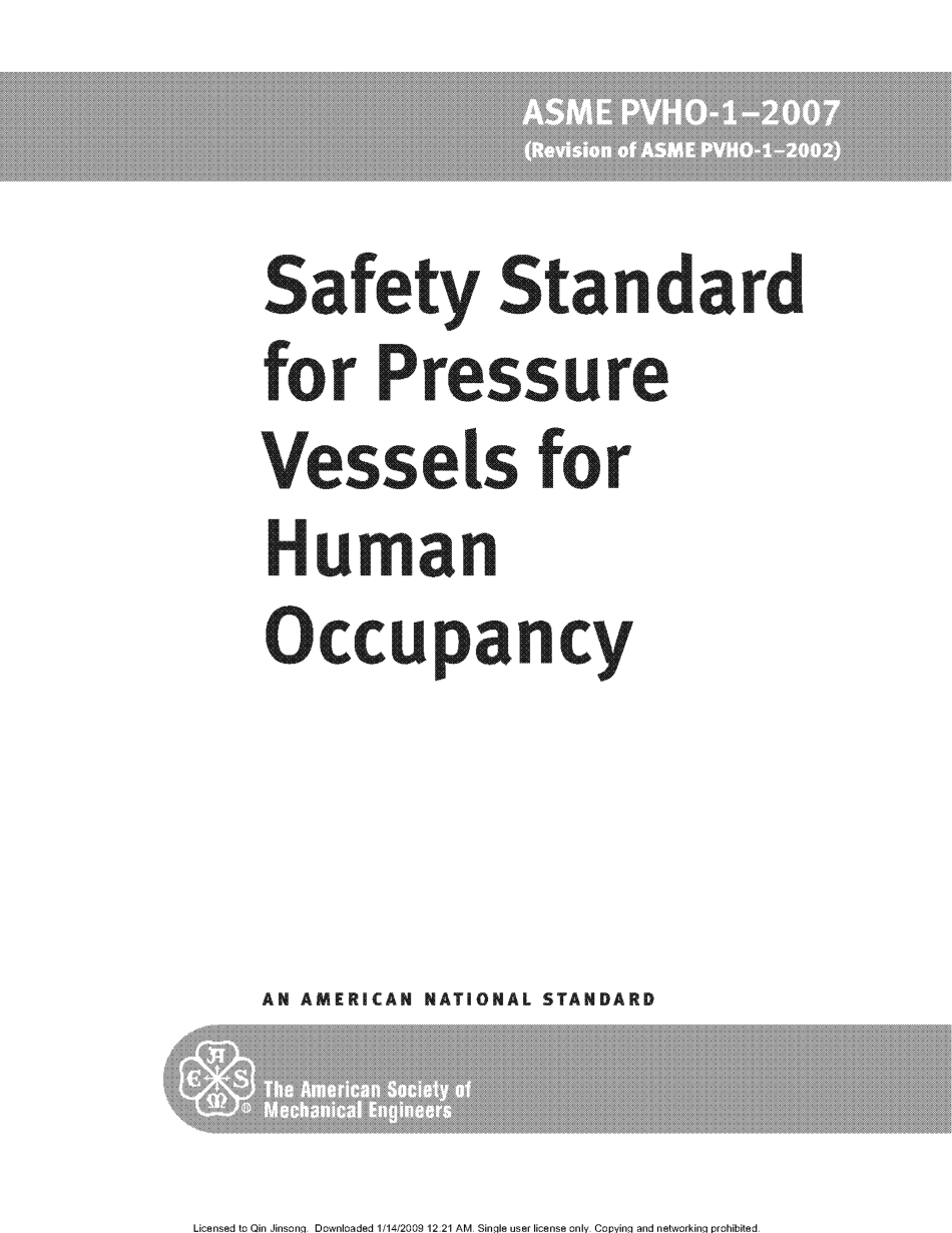 [www.staffempire.com]-ASME PVHO-1-2007 Safety standard for pressure vessel for human occupancy.pdf_第1页