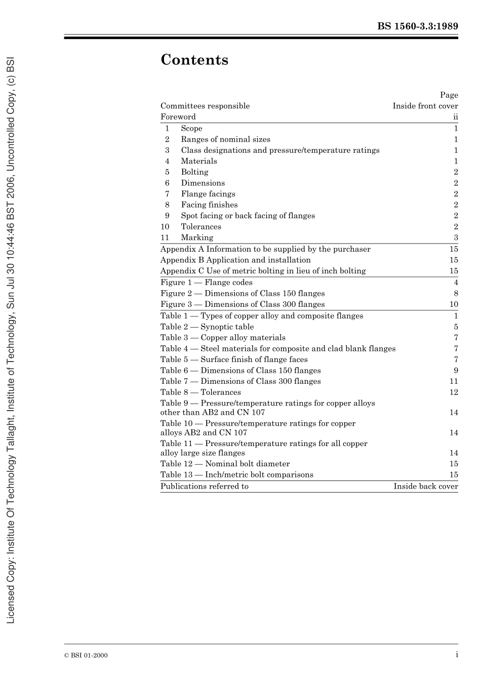 [www.staffempire.com]-BS 1560-3.3-1989 管道 阀门和管件用圆法兰(特定类别).钢、铸铁和铜合金法兰第3节铜合金和复合法兰规范.pdf_第3页