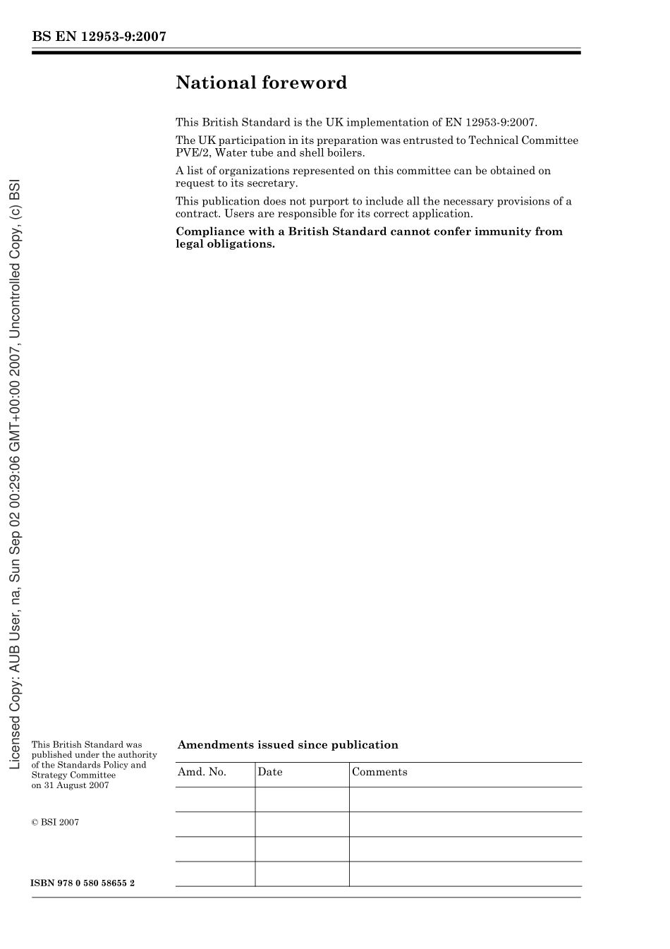 [www.staffempire.com]-BS EN 12953-9-2007 Shell boilers — Part 9 Requirements for limiting devices of the boiler and accessories.pdf_第2页