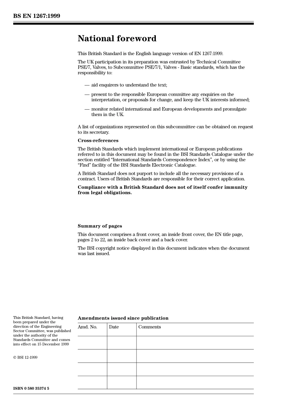 [www.staffempire.com]-BS EN 1267-1999 阀门.用水作为试验流体的流动抗性试验.pdf_第2页