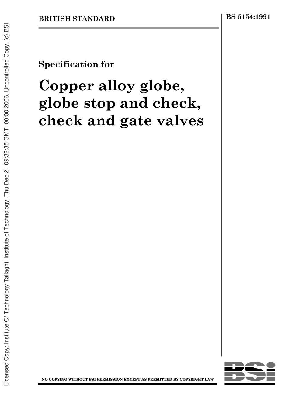 [www.staffempire.com]-BS 5154 1991.pdf_第1页