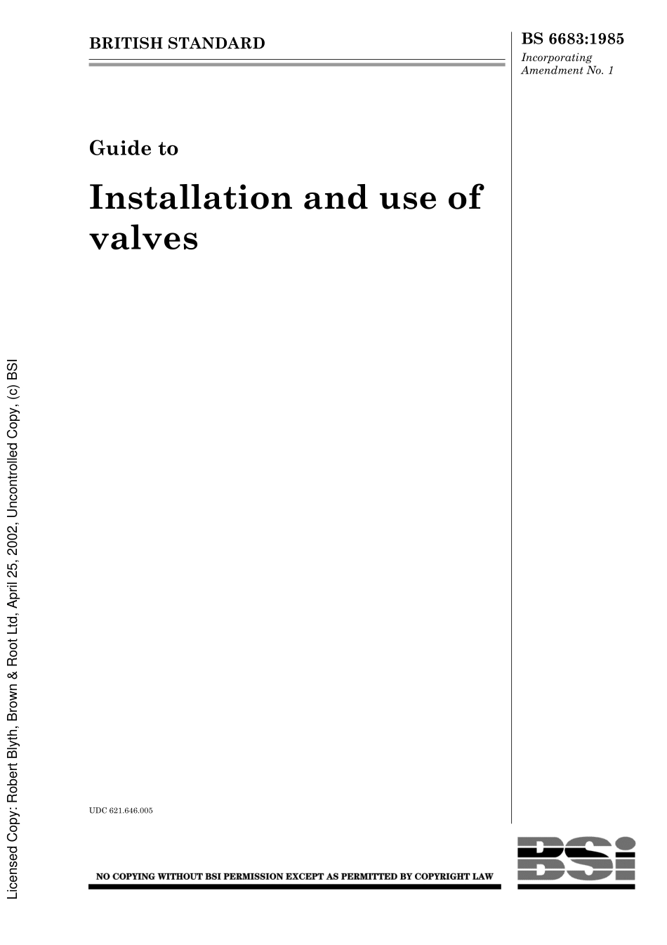 [www.staffempire.com]-BS 6683-1985 Guide to installation and use of valves.pdf_第2页