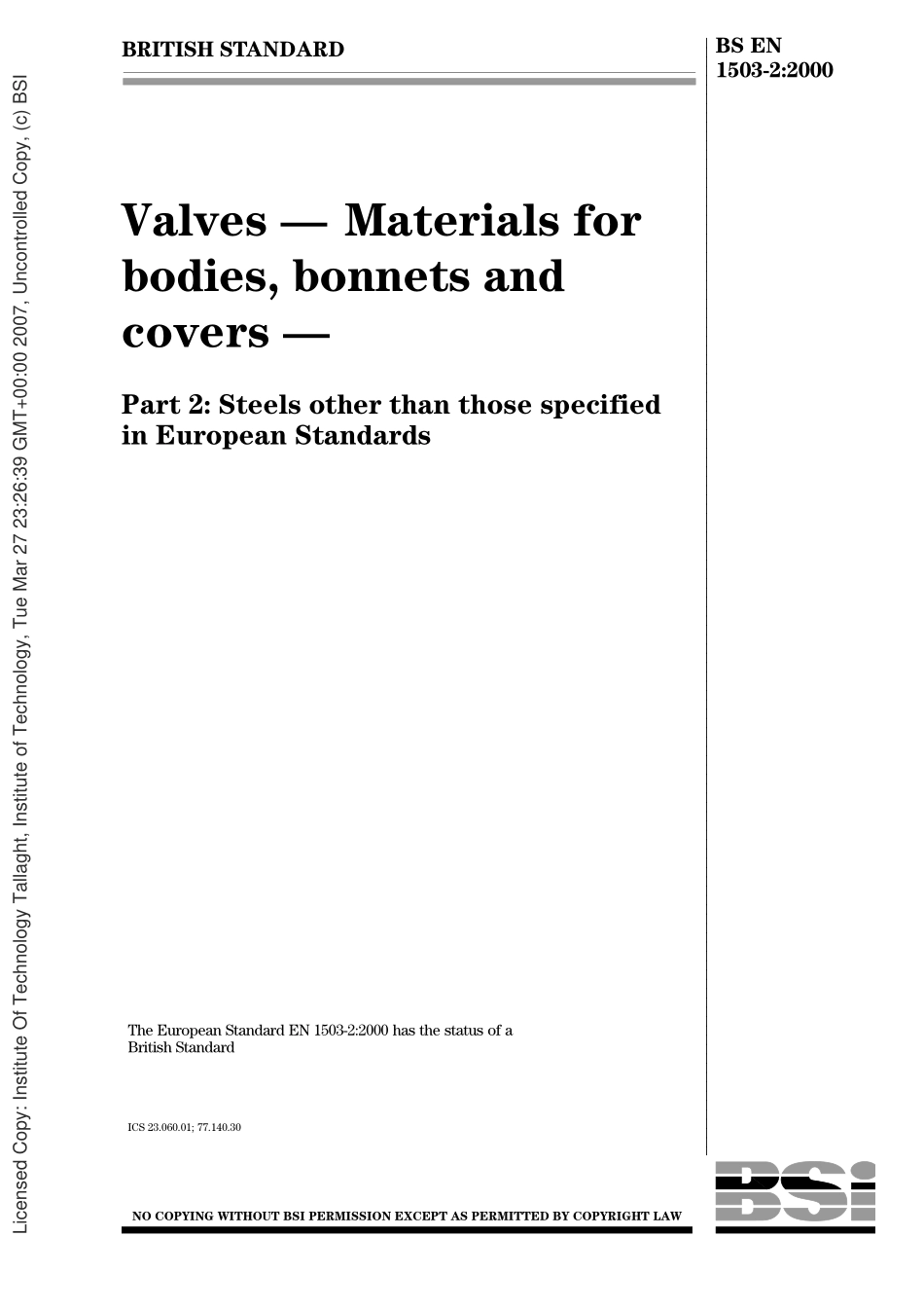 [www.staffempire.com]-BS EN 1503-2 2000.pdf_第1页