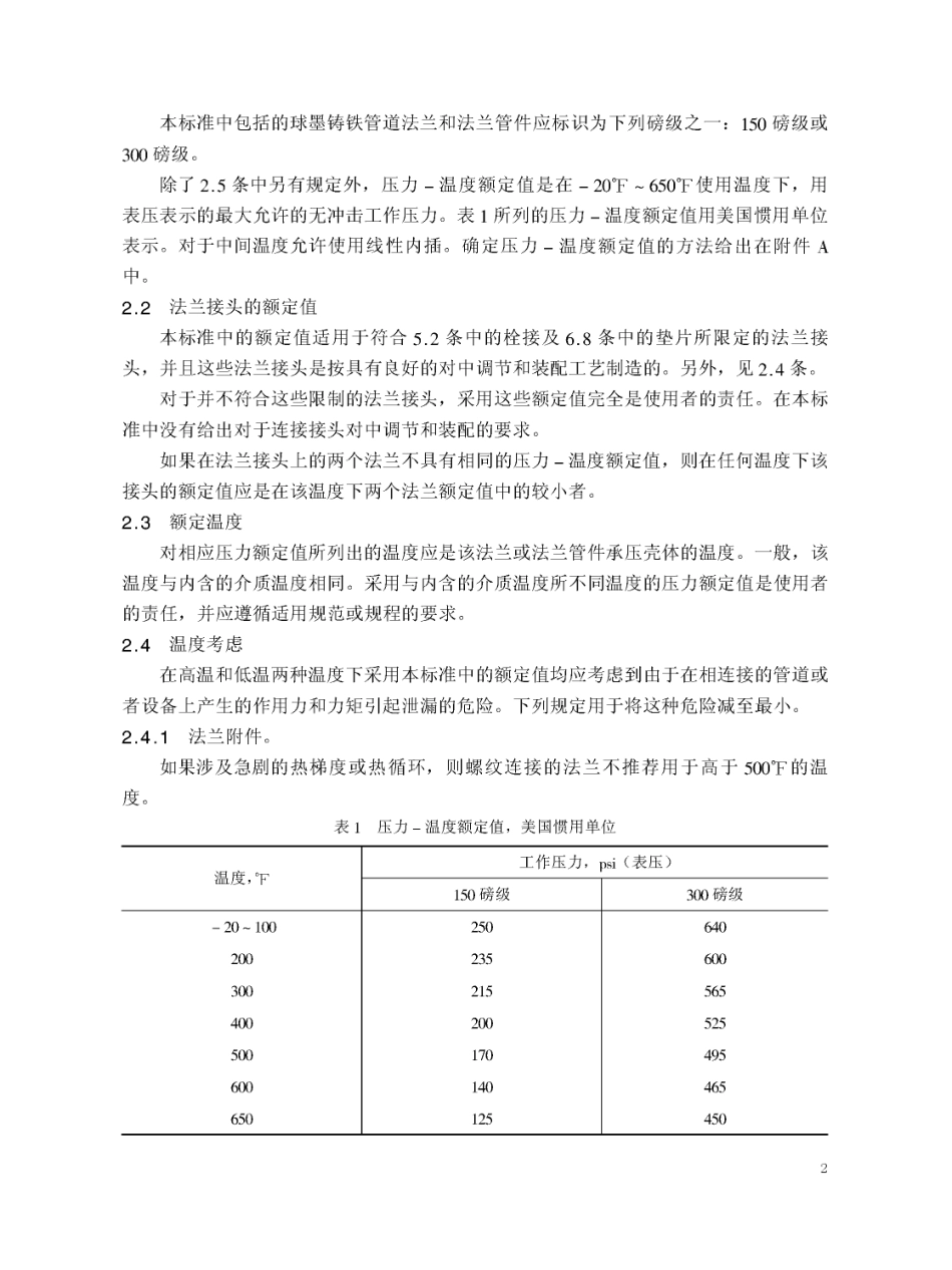 [www.staffempire.com]-ASME B16.42-1998 中文版 球墨铸铁管法兰和法兰管件 150和300磅级.pdf_第2页
