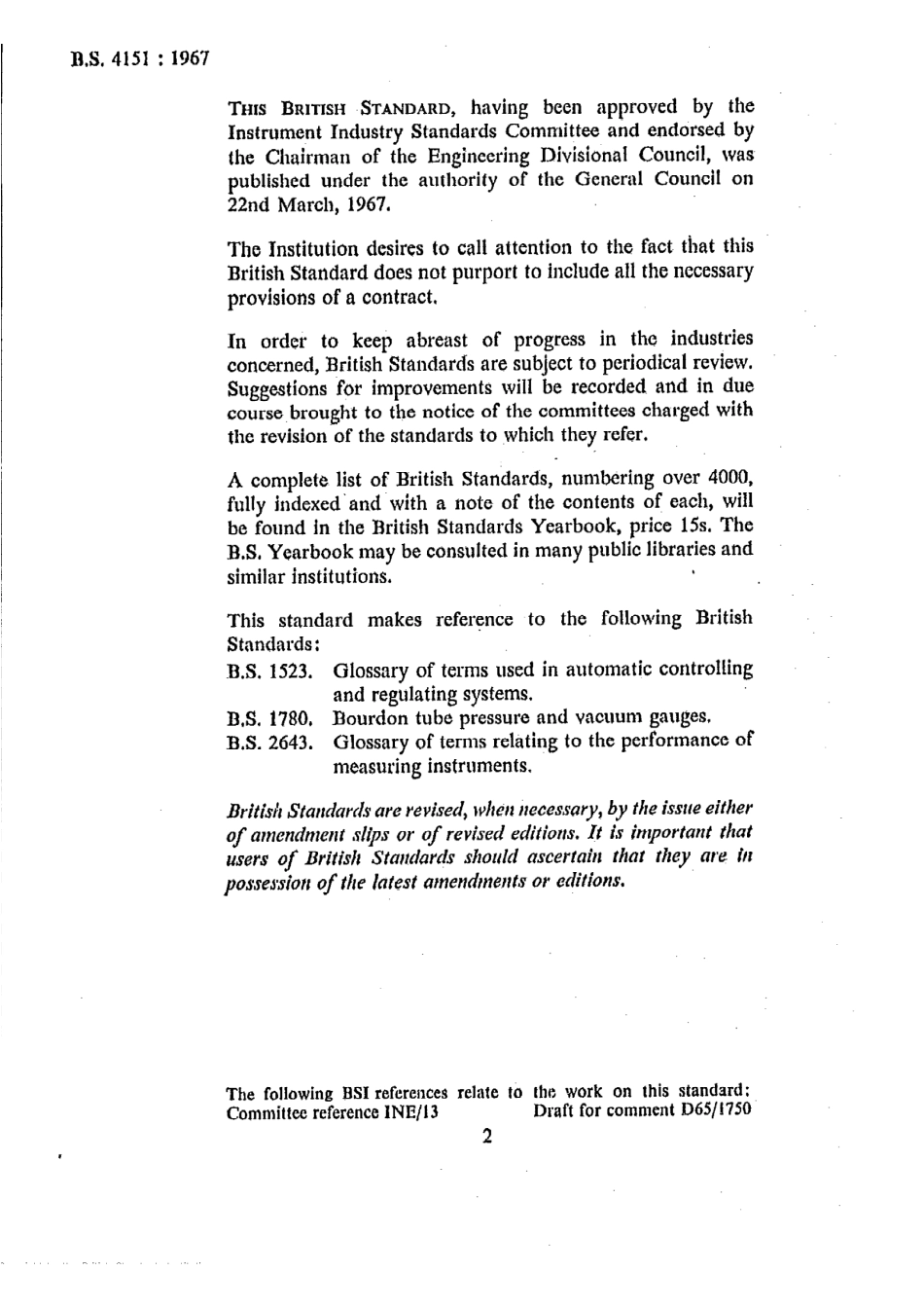 [www.staffempire.com]-BS 4151-1967 输入信号为 3至151bin(压力计)的气动阀定位器的评定方法.pdf_第2页