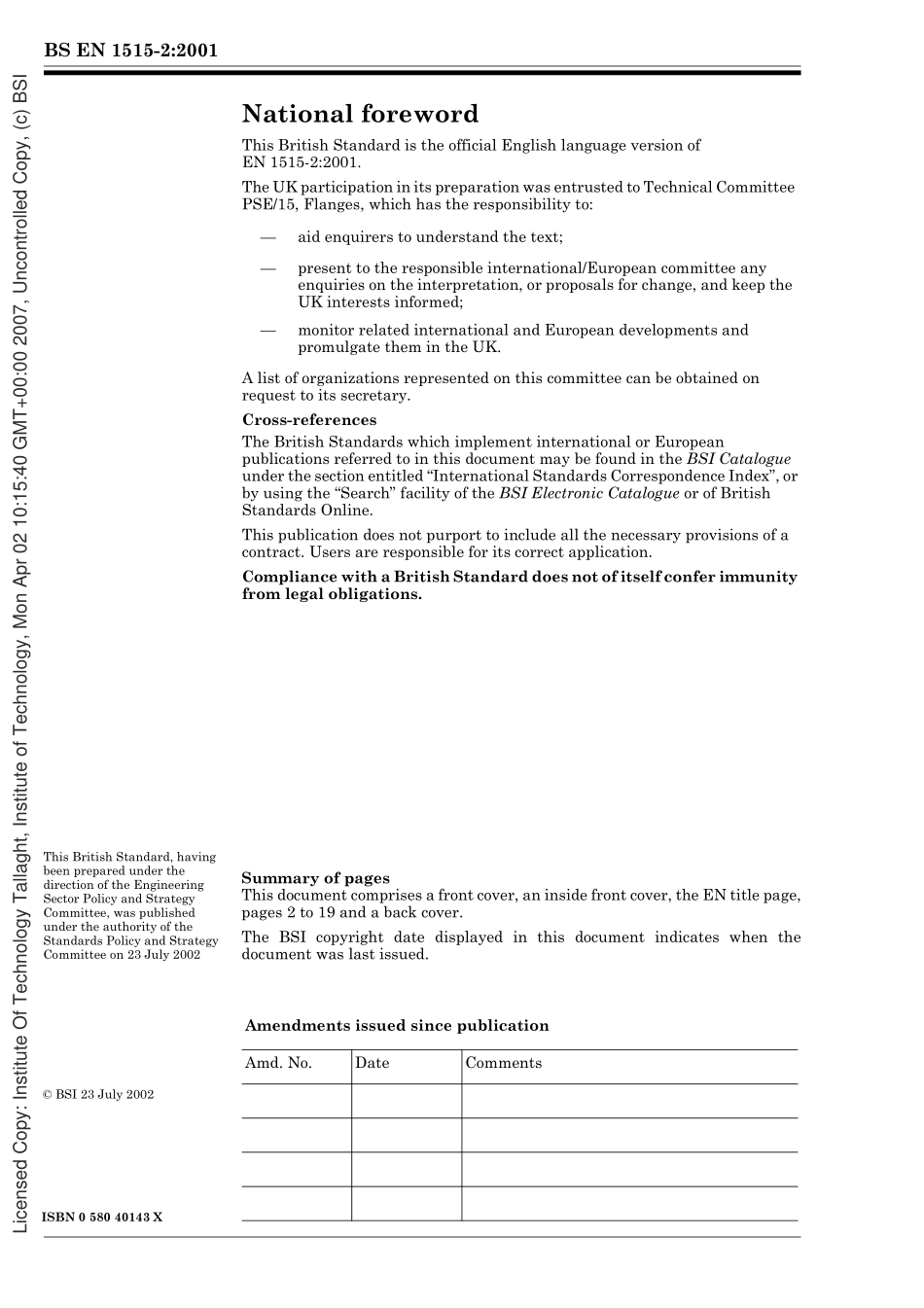 [www.staffempire.com]-BS EN 1515-2-2001 法兰和其连接件 螺栓连接 第2部分 PN钢法兰用螺栓材料的分类.pdf_第2页