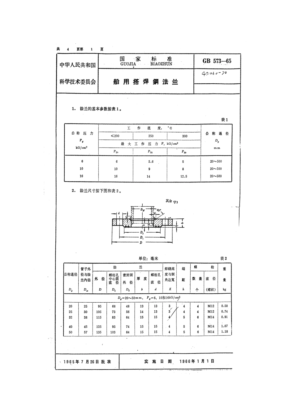 [www.staffempire.com]-GB 573-1965 船用搭焊钢法兰.pdf_第1页