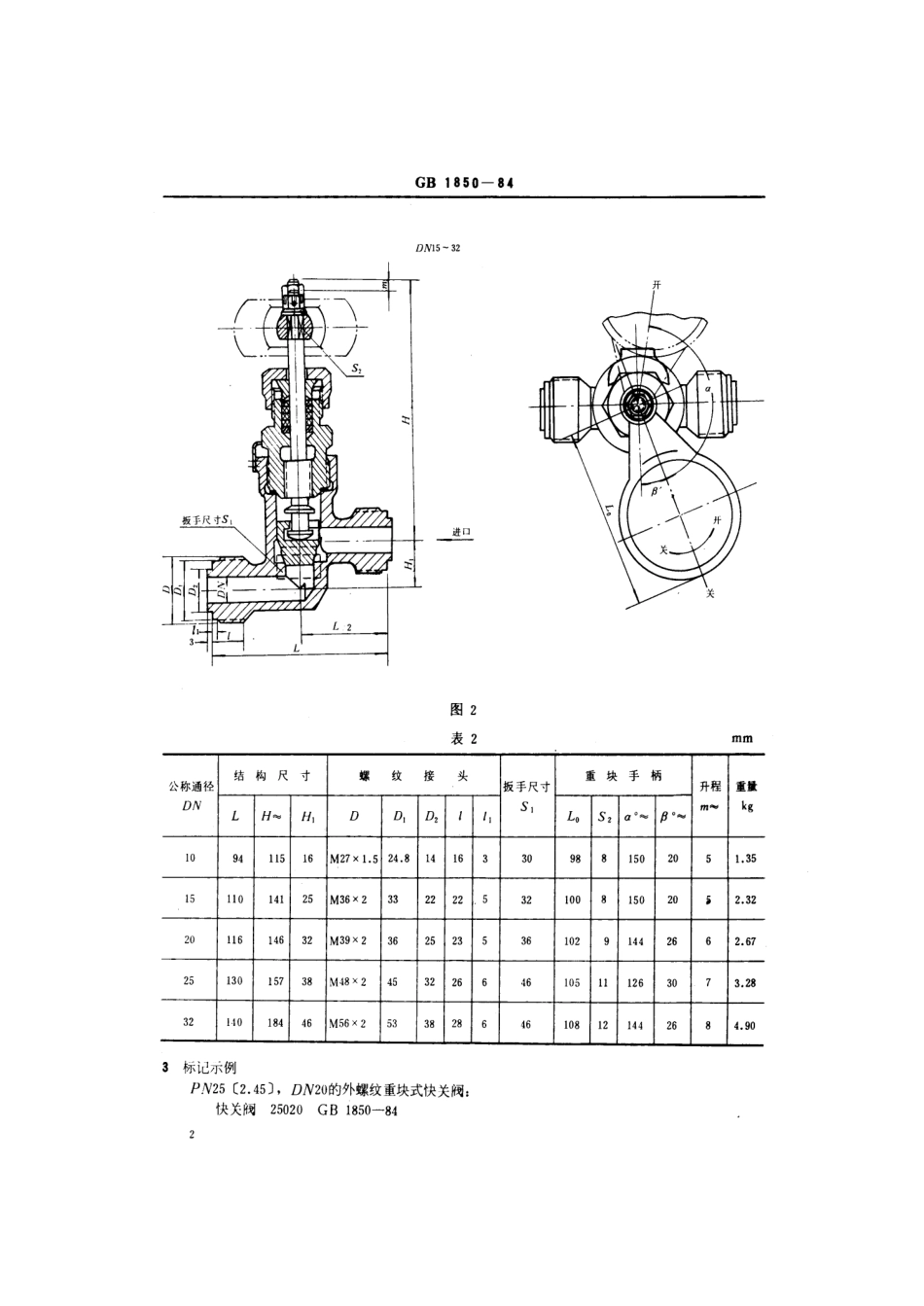 [www.staffempire.com]-GB 1850-1984 船用外螺纹重块式快关阀.pdf_第3页