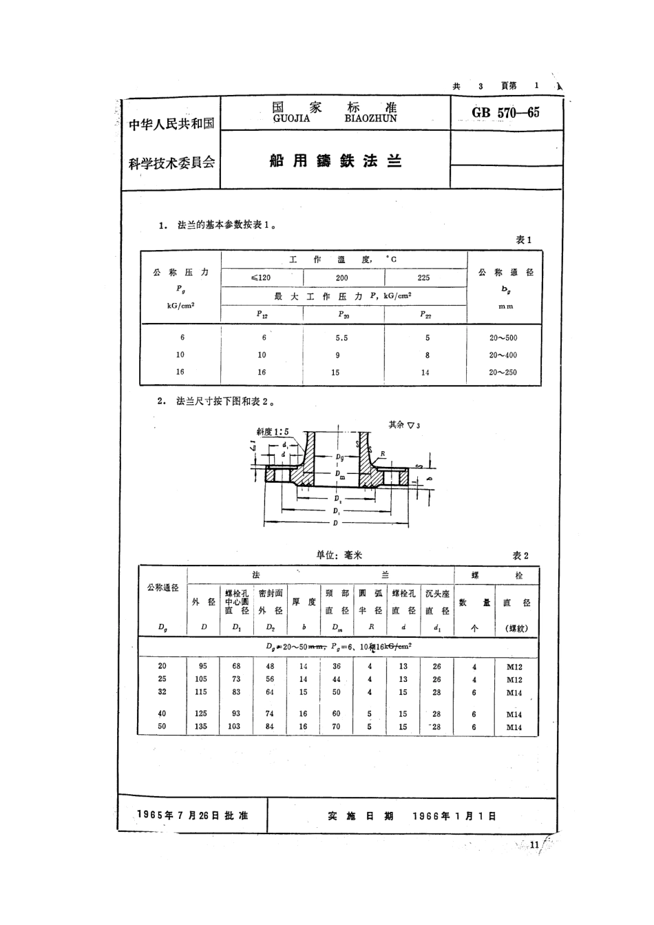 [www.staffempire.com]-GB 570-1965 船用铸铁法兰.pdf_第1页