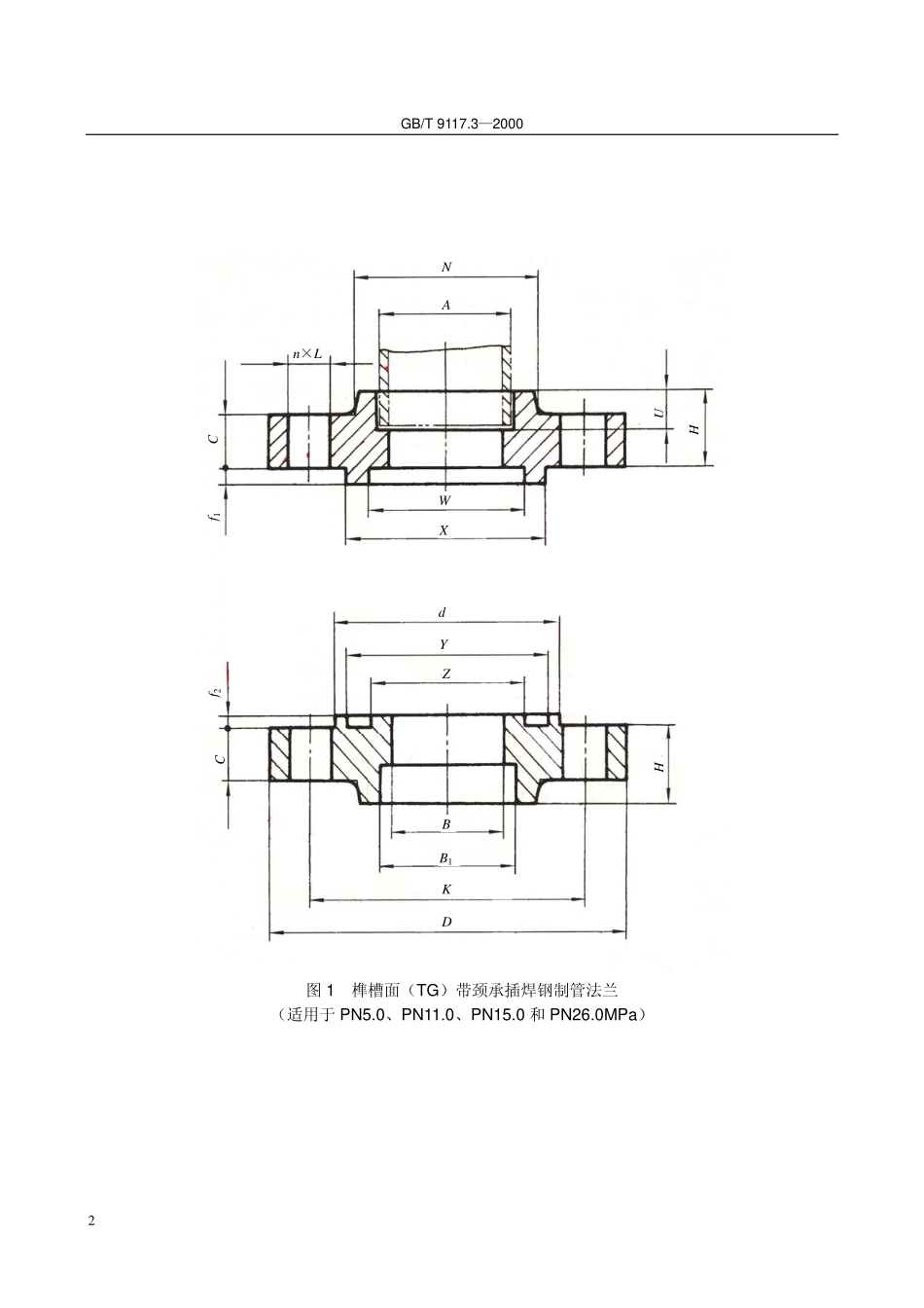 [www.staffempire.com]-GB9117.3-2000榫槽面带颈承插焊钢制管法兰.pdf_第3页
