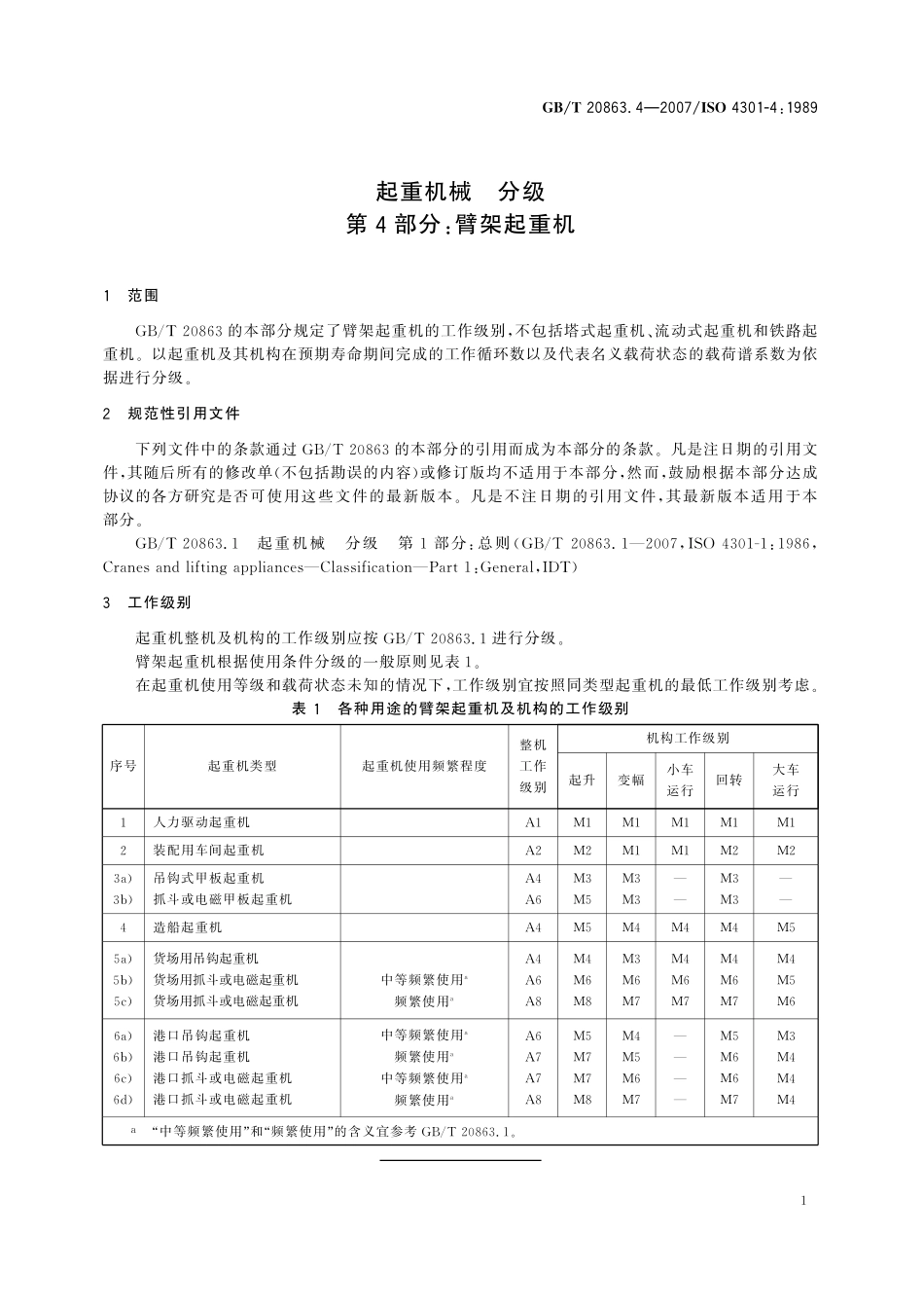 [www.staffempire.com]-GBT 20863.4-2007 起重机械 分级 第4部分 臂架起重机1.pdf_第3页