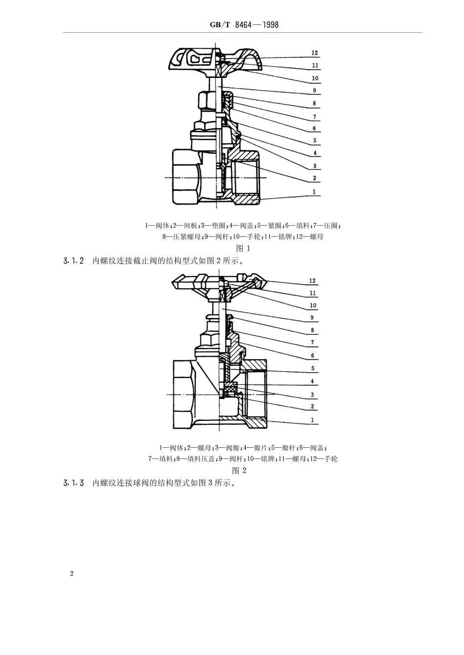[www.staffempire.com]-GBT 8464-1998 水暖用内螺纹连接阀门.pdf_第3页