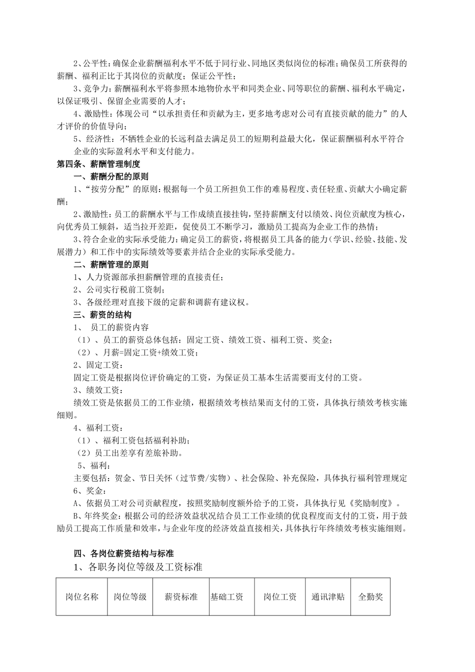 【新增】-054 -化妆品公司薪酬体系.doc_第2页