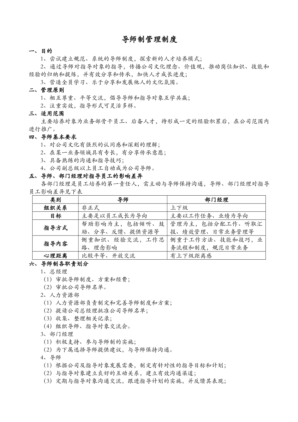 【制度】导师制管理制度 (2).docx_第1页