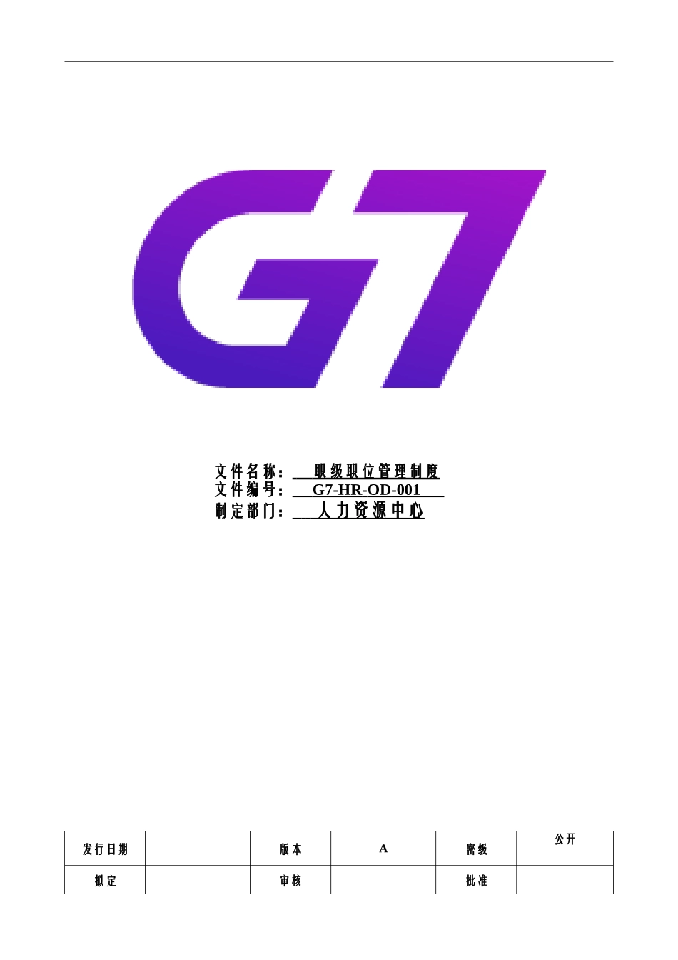 【制度】职级职位管理制度.doc_第1页