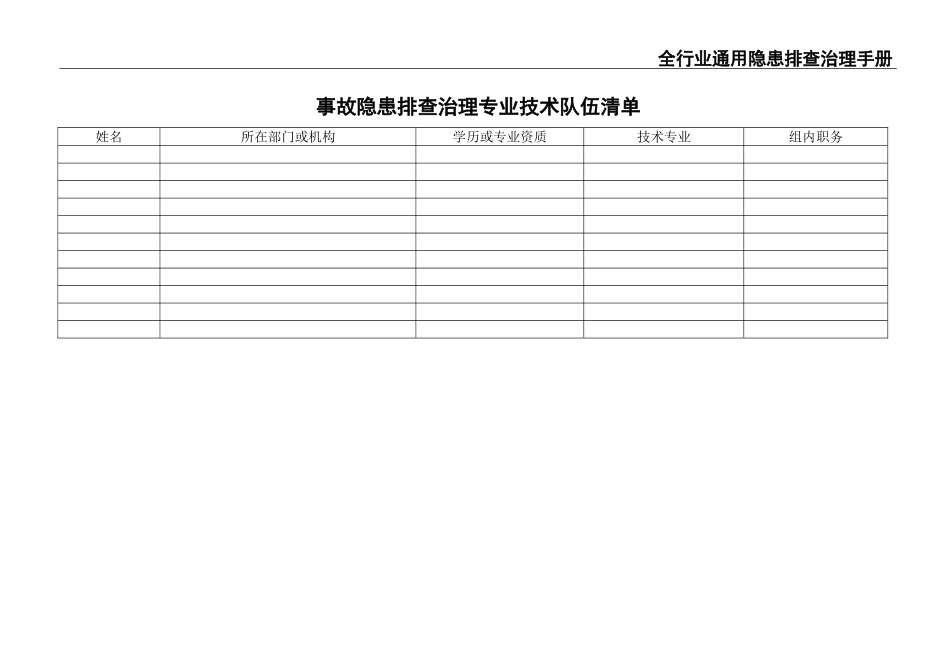 02-【精编资料】-81-全行业通用隐患排查治理手册检查记录.doc_第3页