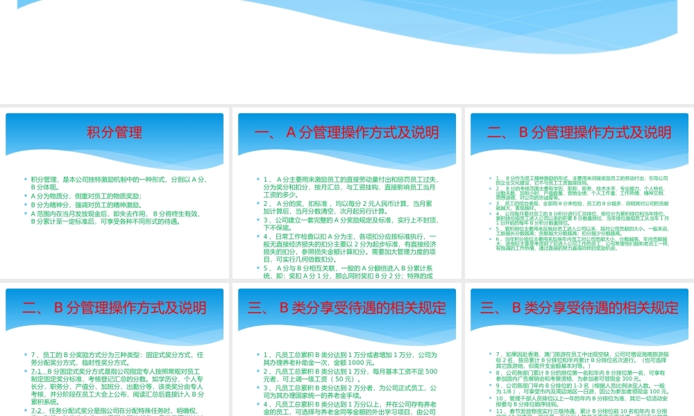 【积分管理】详解如何做好积分制管理.pptx