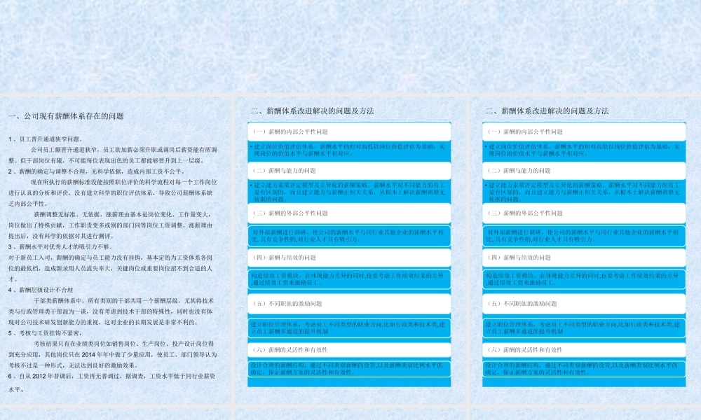【新增】-131 -薪酬体系改进方案.ppt