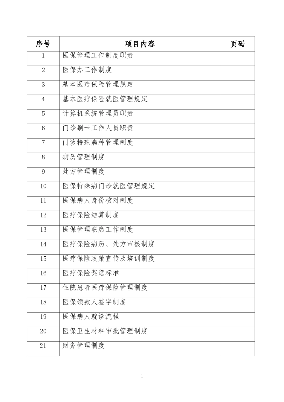 (完整版)医院医保管理制度.doc_第1页